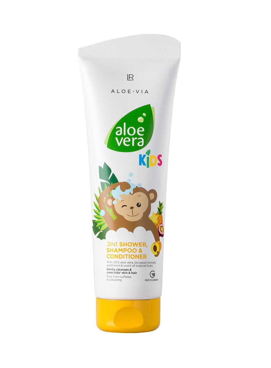 Aloe Vera Kids 3в1 Душ гел, шампоан и балсам (LR ALOE VIA)